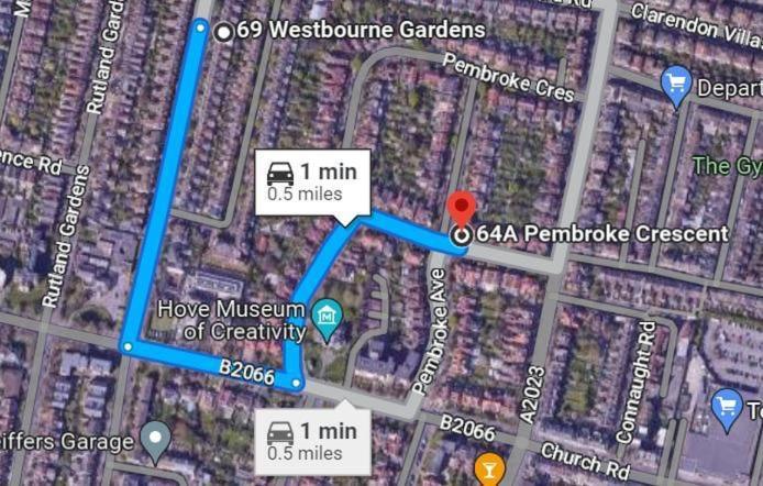 Charming 2 Bedroom Flat In Central Hove With Free Parking Екстер'єр фото